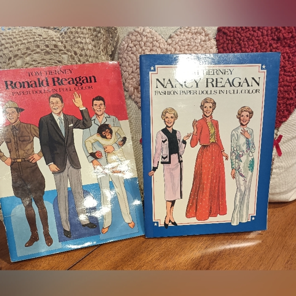 Collectable Paper Doll Books Ronald And Nancy Reagan